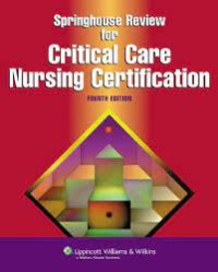 CRITICAL CARE NURSING CERTIFICATION